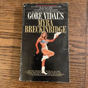Myra Breckinridge by Gore Vidal (1968 Bantam Paperback) Raquel Welch Cover Good